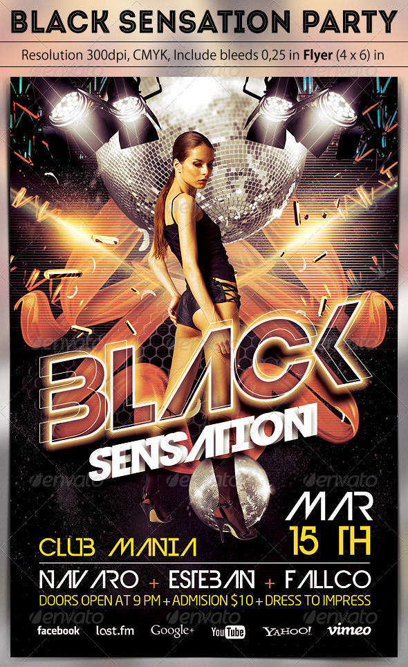 Black Sensation Party - Clubs & Parties Events