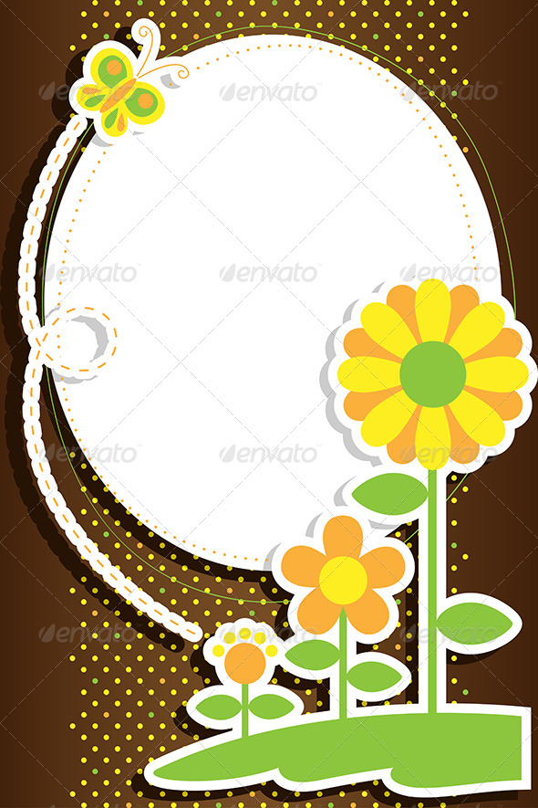 Flowers Background - Decorative Vectors