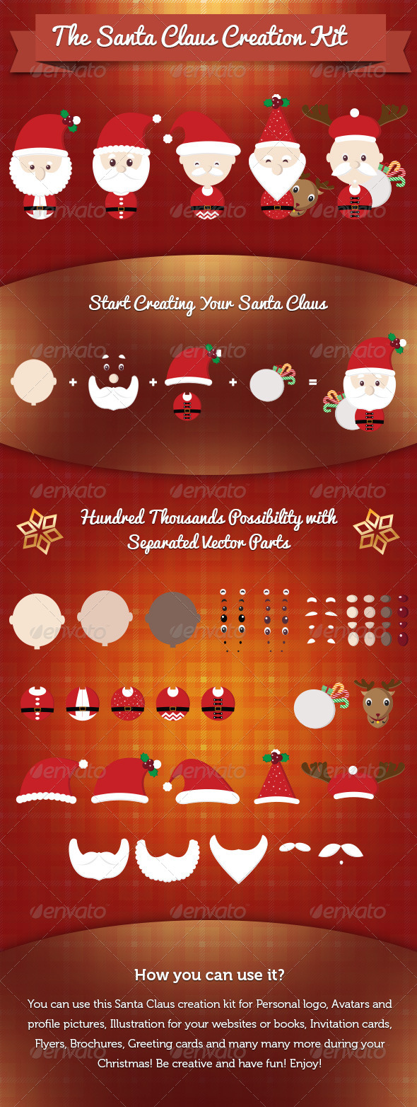 Santa Claus Creation Kit - People Characters