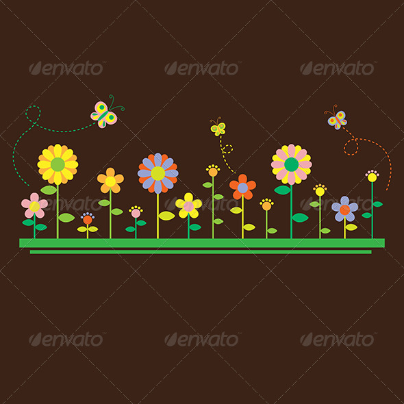 Flowers Background - Backgrounds Decorative