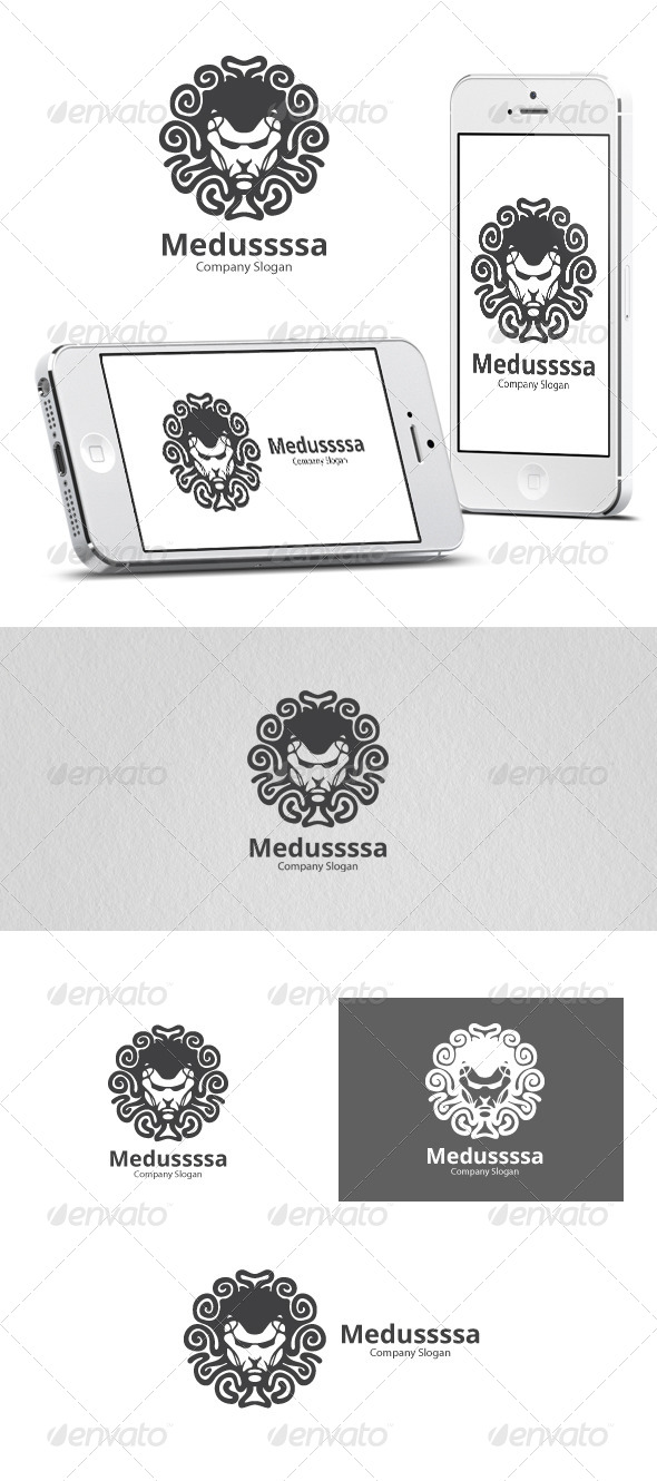 Medussssa Logo - Humans Logo Templates