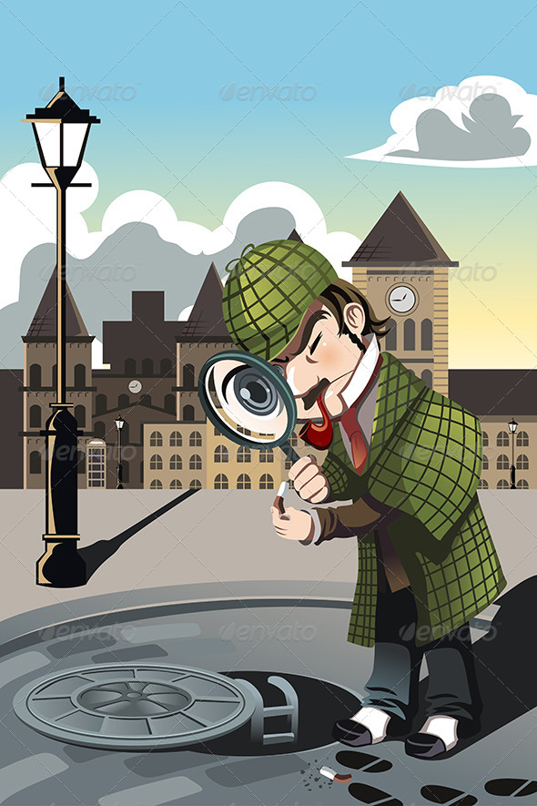 Man Exploring - Conceptual Vectors