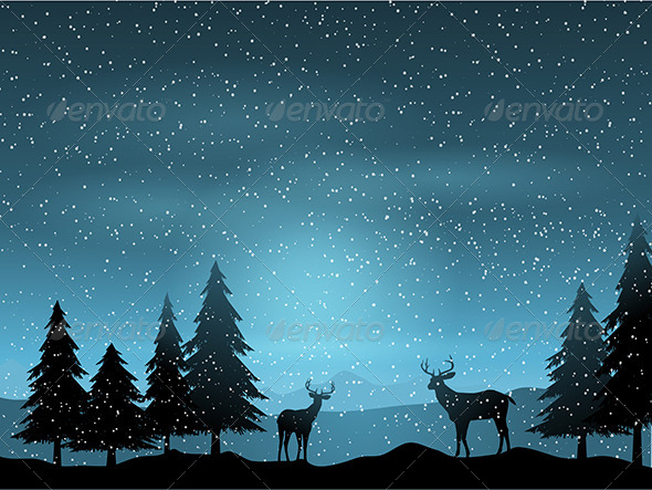 Winter Landscape - Christmas Seasons/Holidays