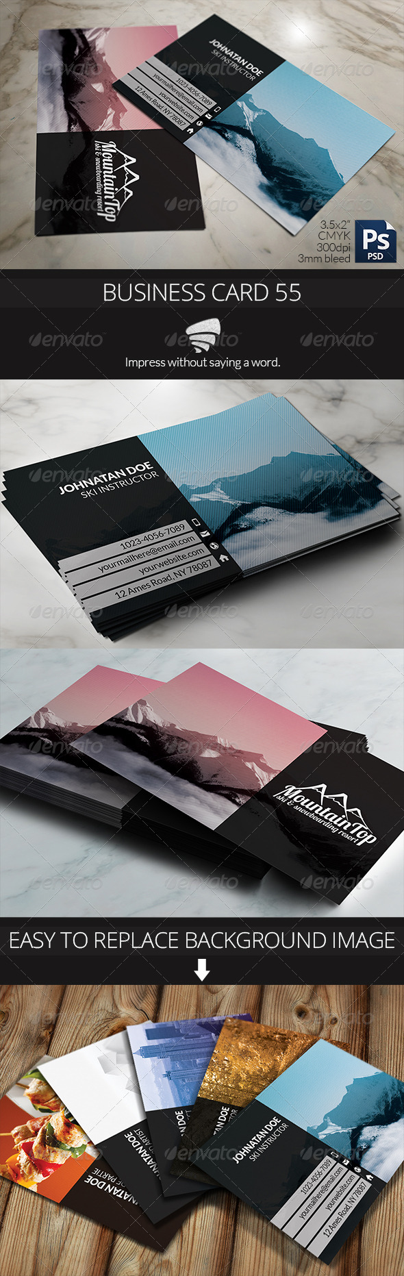 Business Card 55 - Business Cards Print Templates