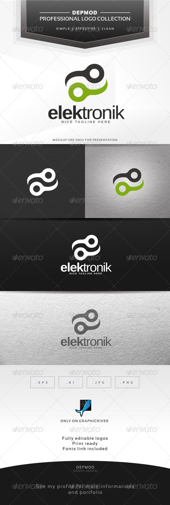 Elektronik Logo - Abstract Logo Templates