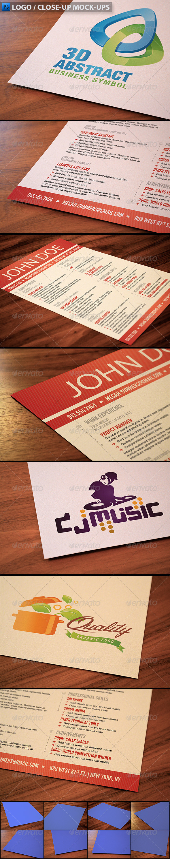 Logo | Close-up Mock-up - Print Product Mock-Ups