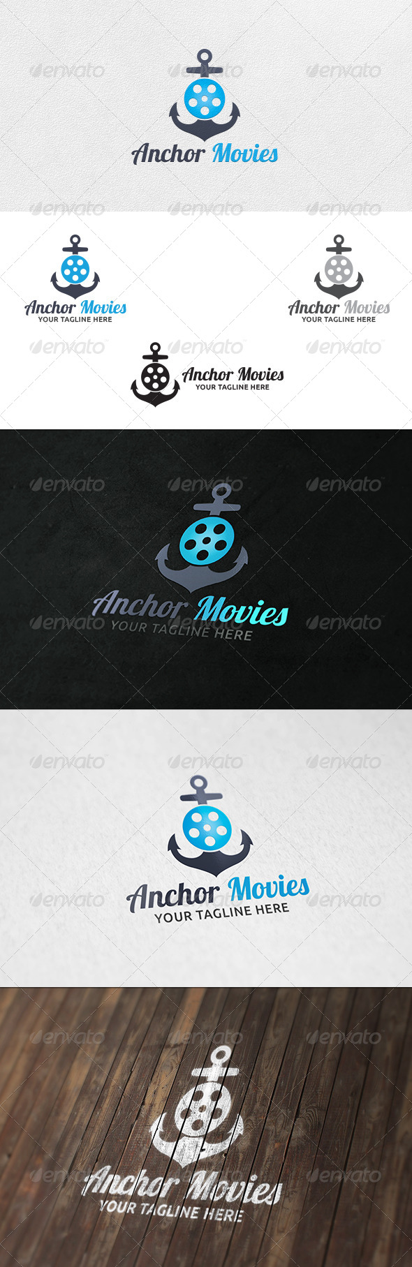 Anchor Movies - Logo Template - Symbols Logo Templates