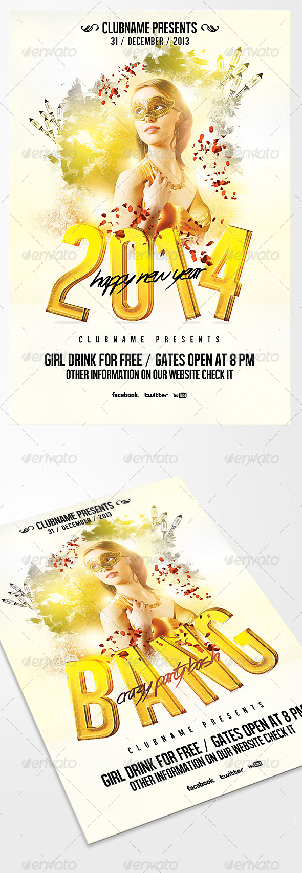 New Year Flyer - Events Flyers