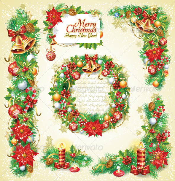 Set of Christmas Banners - Christmas Seasons/Holidays