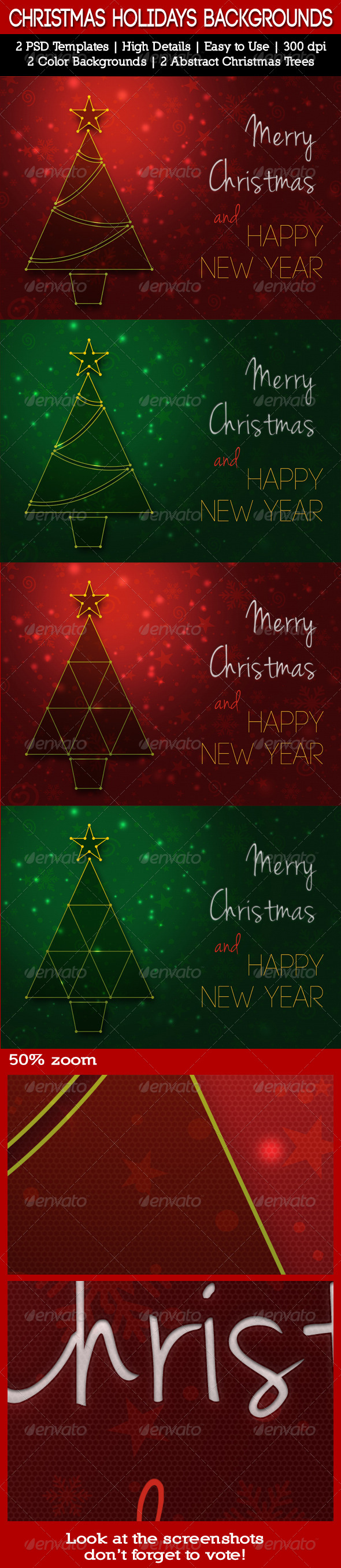 Christmas Holidays Backgrounds