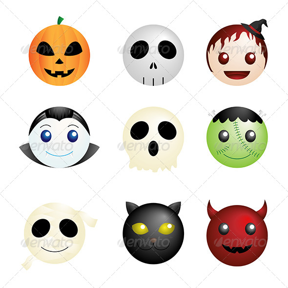 Halloween Characters Icons - Halloween Seasons/Holidays