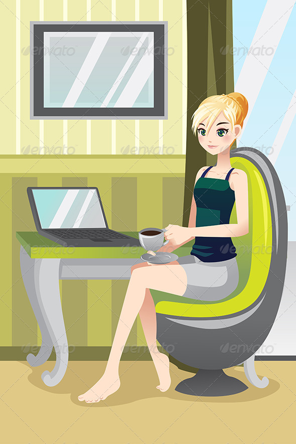 Woman at Home - People Characters