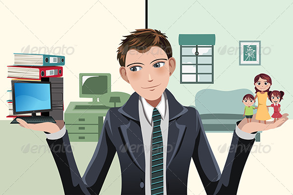 Busy Businesswoman - Business Conceptual