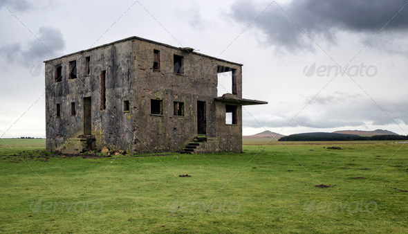 Abandoned Control Tower - Stock Photo - Images