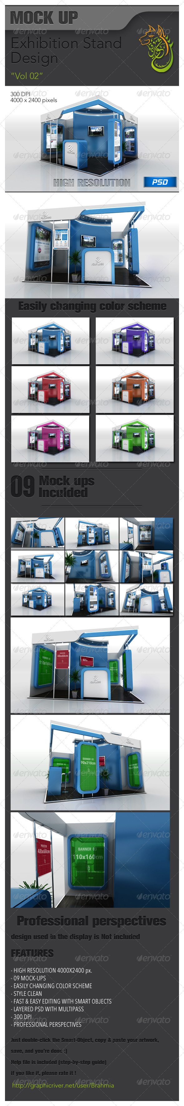 Exhibition Stand Design Vol 02 - Miscellaneous Product Mock-Ups
