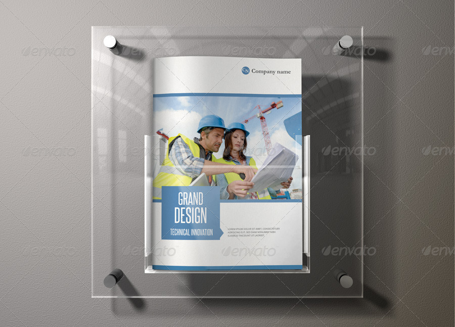 Download Mock-Up A4 Display Brochure Box by Braxas | GraphicRiver
