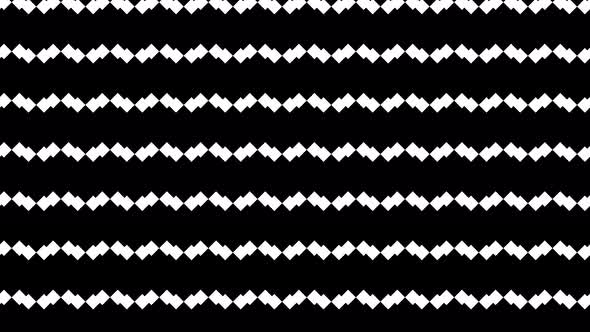 Black and White Abstract Pattern Loop Background
