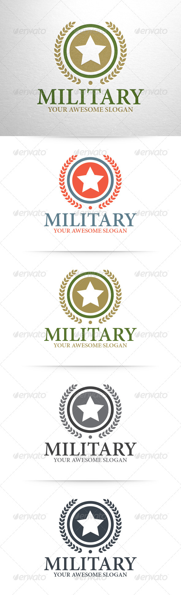 Military Logo Template - Crests Logo Templates