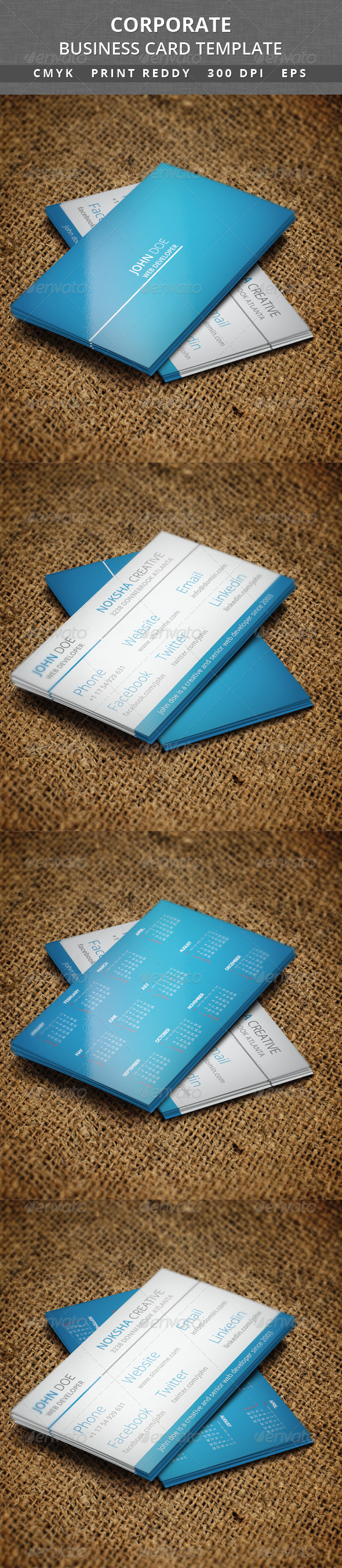 Corporate Business Card V 38 - Corporate Business Cards