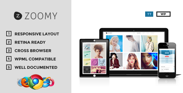 Zoomy - Professional Photography WordPress Theme - Photography Creative