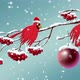 Christmas Animated Card With Red Birds - VideoHive Item for Sale