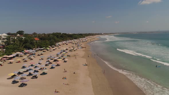 Aerial View Beach, Bali, Kuta. alt