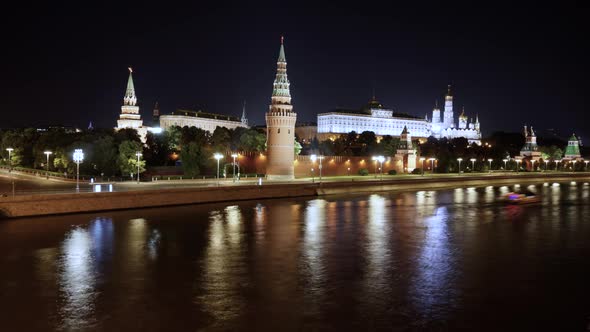 Kremlin at night