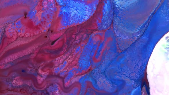 Colorful Liquid Ink Colors Blending Burst Swirl Fluid 28
