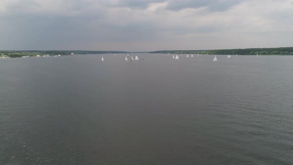 Sailboats on Water Surface alt