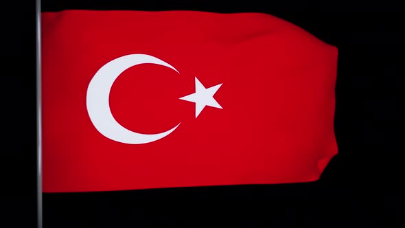 Turkey Flag Animation 4k