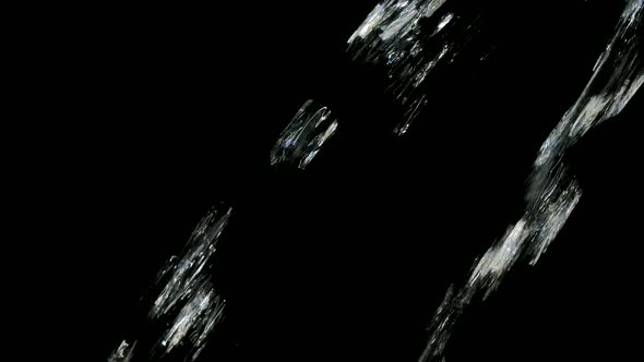 Stream Jet Water in Abstract Style on Dust Black Background. Abstract Liquid Shape. Close Up in Slow alt