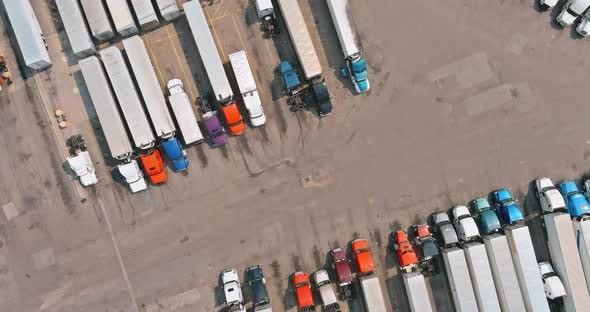 Aerial View with Rest Area for Heavy Trucks alt