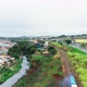 Aerial video of a moving train in the city of Campinas, Brazil. - VideoHive Item for Sale