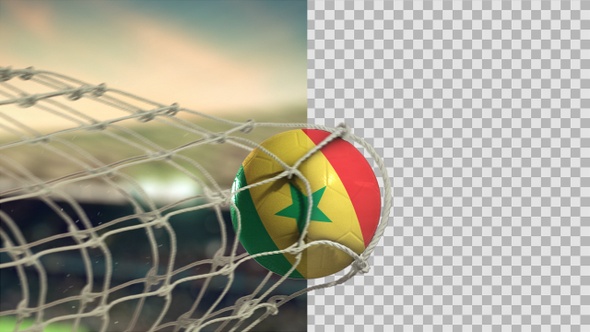 Soccer Ball Scoring Goal Day - Senegal