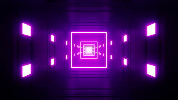 Glowing Purple Light Passage alt