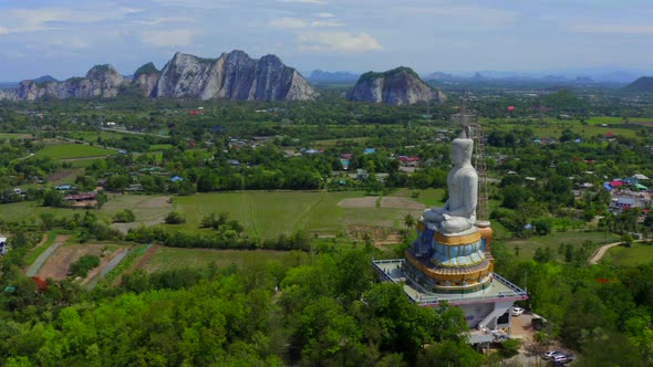Wat Nong Hoi Park Buddha Statue and Temple in Ratchaburi Thailand alt