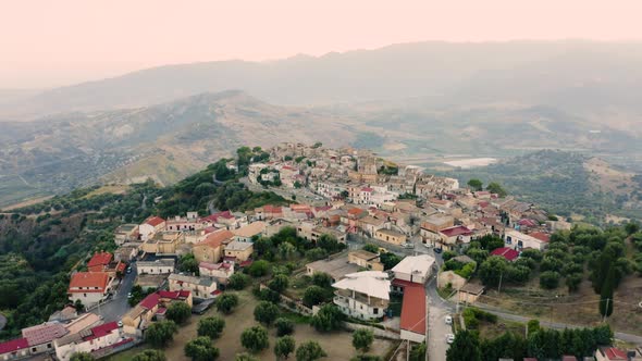 Careri City on the Calabria Mountains alt