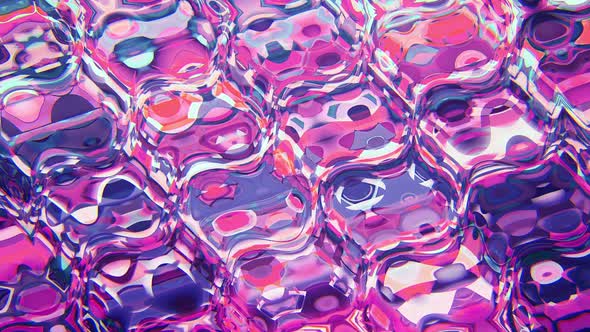 Colorful Liquid Abstraction