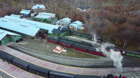 Patagonia landscape. Ushuaia Tierra del Fuego. Patagonia Argentina. alt