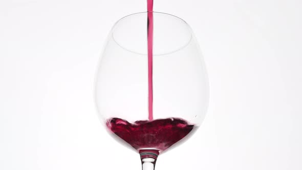 Pouring Wine into a glass alt