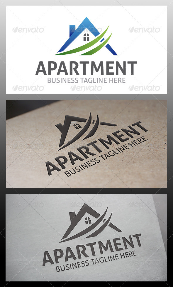 Apartments Logo - Buildings Logo Templates