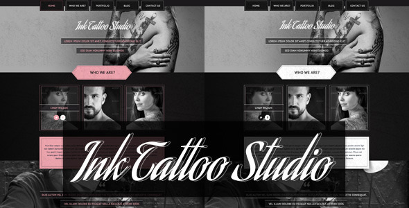 Ink Tattoo Studio - ThemeForest 5804927