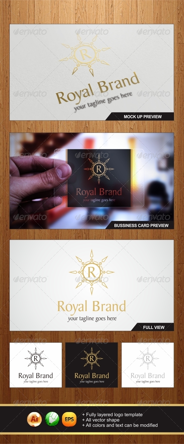 Royal Brand Logo - Crests Logo Templates