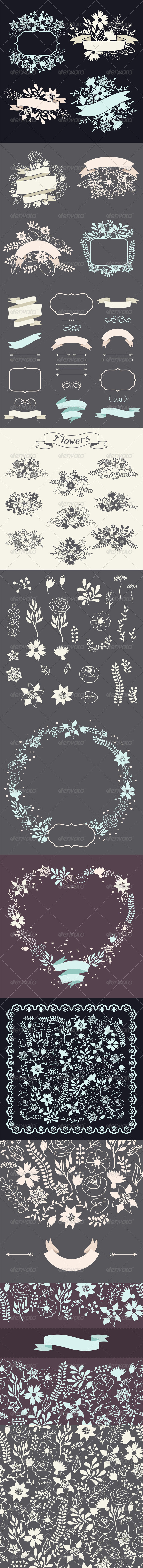 Floral Backgrounds and Bouquets of Flowers - Flowers & Plants Nature