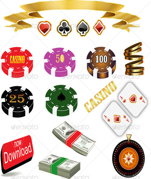 Casino Icon Set - Miscellaneous Vectors