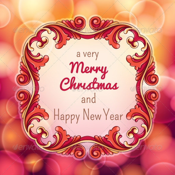 Christmas and New Year Greeting Card - Christmas Seasons/Holidays