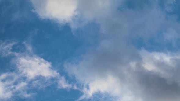 Dramatic sky clouds view cloudscape background