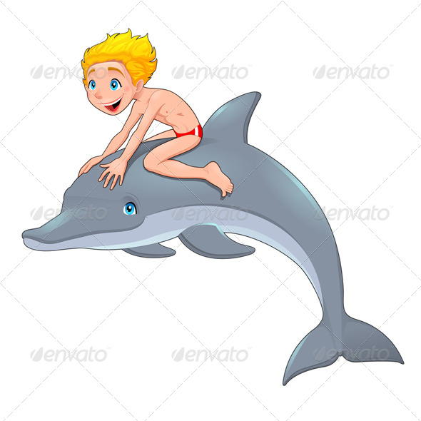 The Boy and the Dolphin - Animals Characters