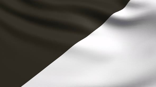 Auto Racing F1 Black And White Diagonal Flag 4K alt