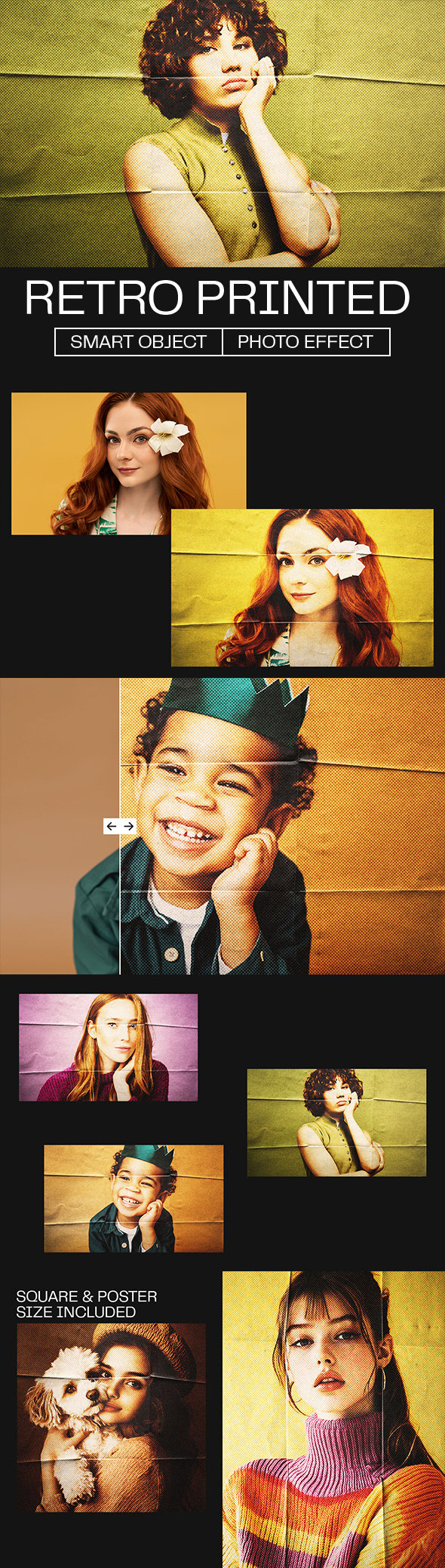 Retro Printed Photo Effect